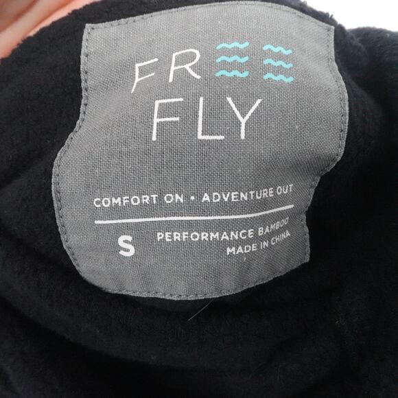 Free Fly Hoodie Womens Small Performance Bamboo Fleece Pullover Kangaroo Pocket - Picture 2 of 11